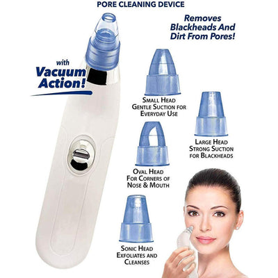 Derma suction Blackhead Remover Vacuum Acne Cleaner Black Spots Removal