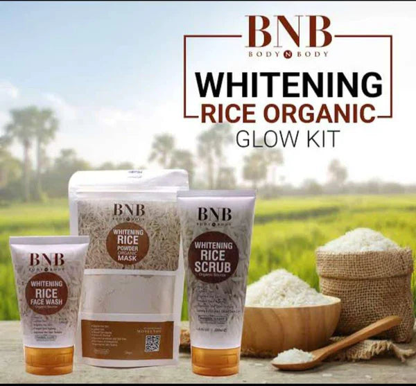 BNB RICE BRIGHTENING GLOW KIT