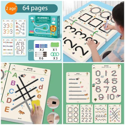 64 pages kids learning book (big size)