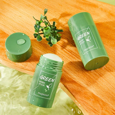 Paqiman 100% original Green Tea Mask Stick Green Tea Cleansing Stick Mask